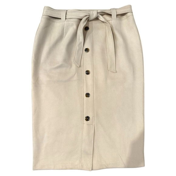 Marc New York Dresses & Skirts - Marc New York Cream Button-Down Pencil Skirt L